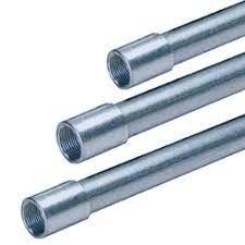 GB Ống luồn dây điện mạ kẽm nhúng nóng Chống ăn mòn Ống thép luồn dây điện mạ kẽm